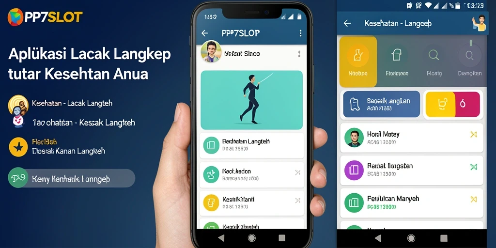 Screenshot utama PP7SLOT menampilkan fitur Lacak Langkah yang intuitif.