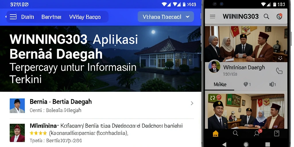 Tampilan antarmuka WINNING303 yang modern dan informatif.